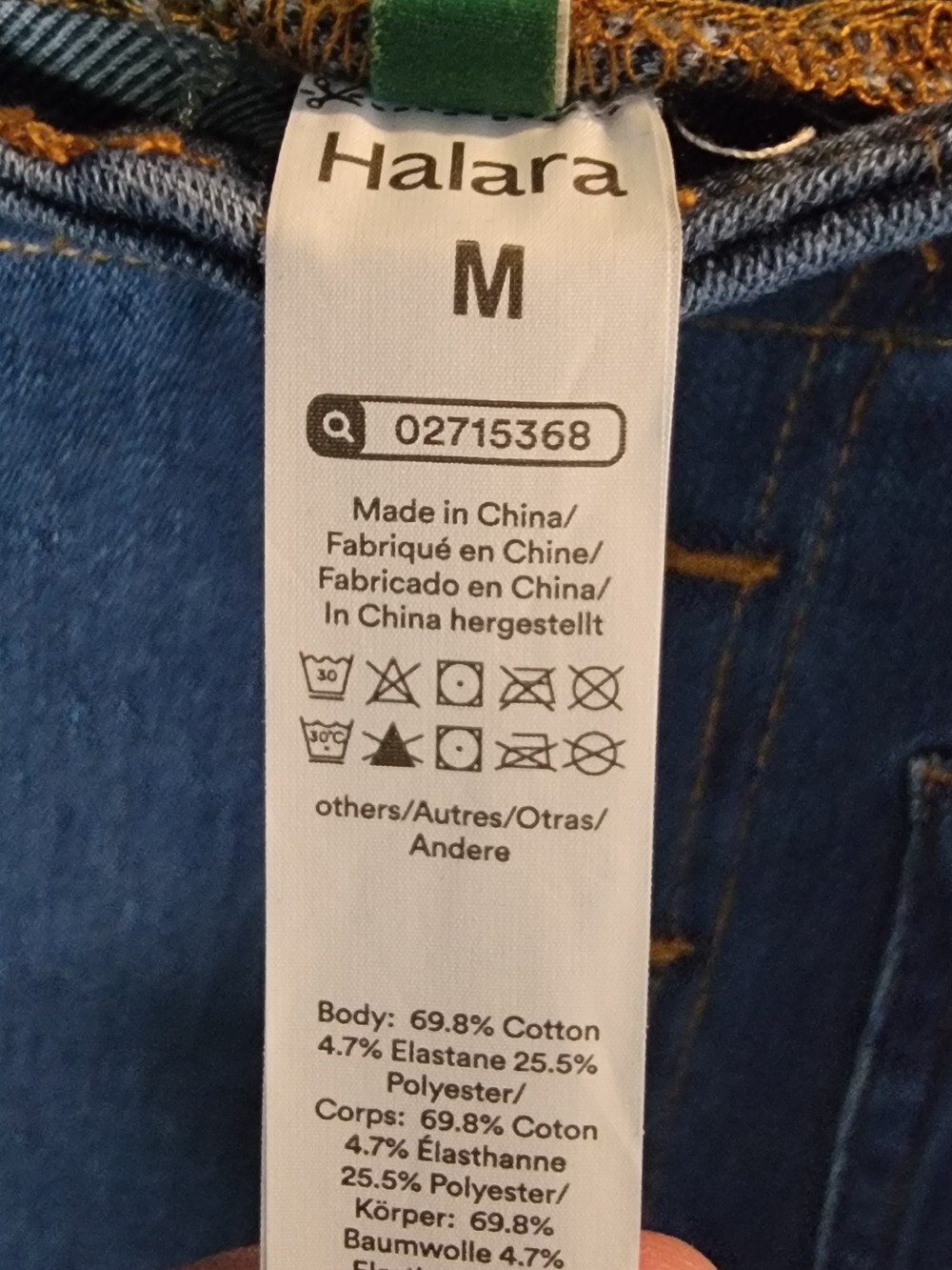 HALARA Flex- High Waisted Pockets Washed Casual Wide Leg Jeans - Picture 5 of 13